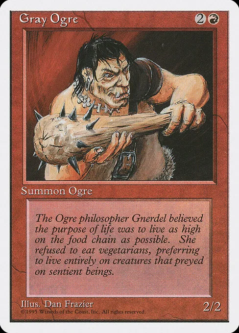 Gray Ogre · Fourth Edition 200/380