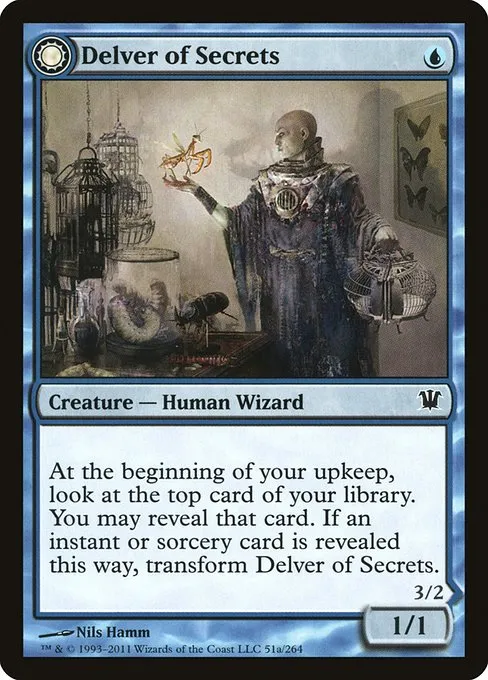 Delver of Secrets // Insectile Aberration · Innistrad 51/264