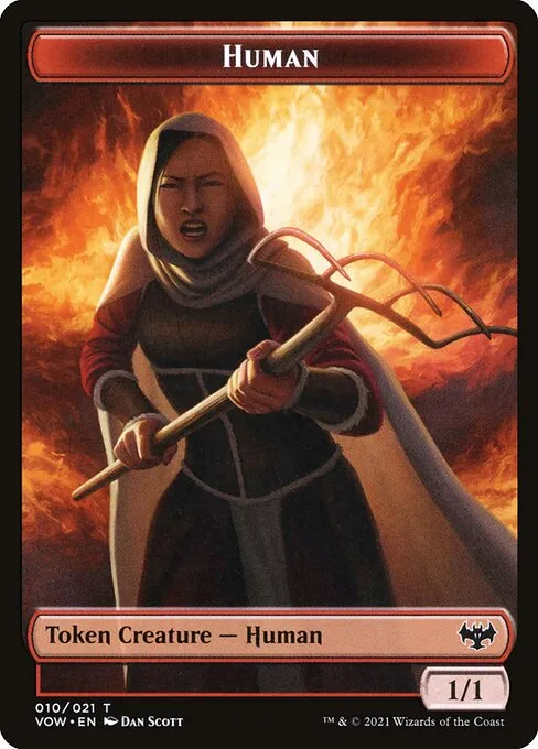 Human · Innistrad: Crimson Vow Tokens 10/21
