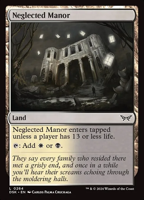 Neglected Manor · Duskmourn: House of Horror 264/419