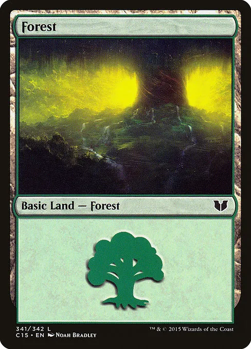 Forest · Commander 2015 341/342
