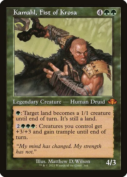 Kamahl, Fist of Krosa · Dominaria Remastered 344/457