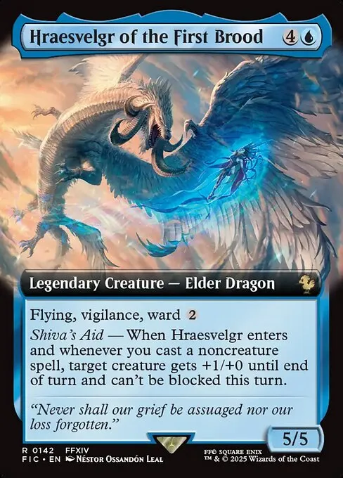 Hraesvelgr of the First Brood · Final Fantasy Commander 142/486