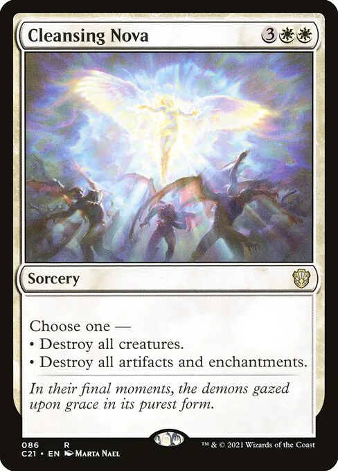 Cleansing Nova · Commander 2021 86/409