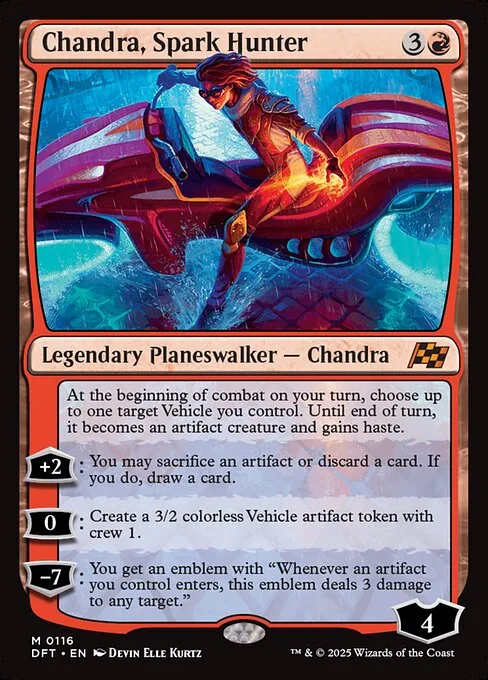 Chandra, Spark Hunter · Aetherdrift 116/553