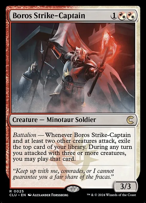 Boros Strike-Captain · Ravnica: Clue Edition 25/284