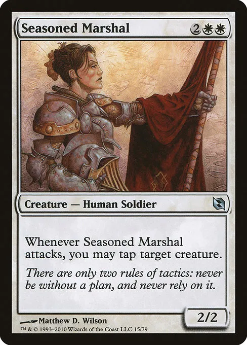 Seasoned Marshal · Duel Decks: Elspeth vs. Tezzeret 15/79
