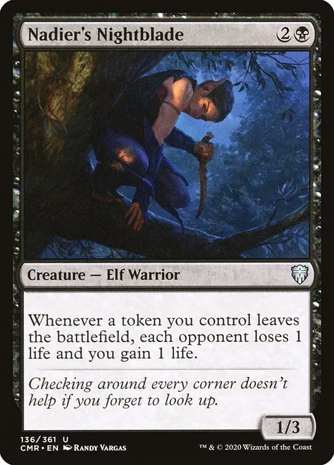 Nadier's Nightblade · Commander Legends 136/718