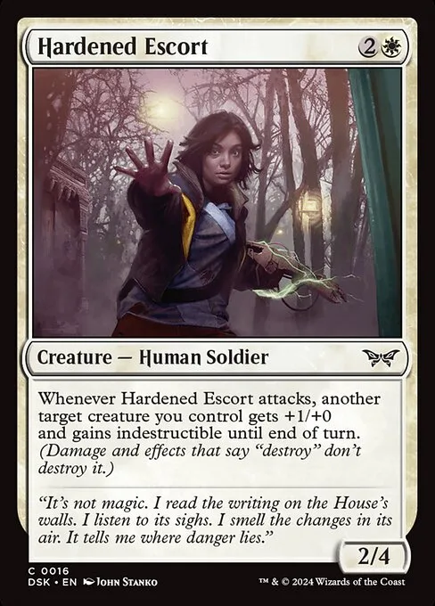Hardened Escort · Duskmourn: House of Horror 16/419