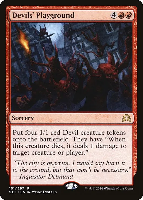 Devils' Playground · Shadows over Innistrad 151/302