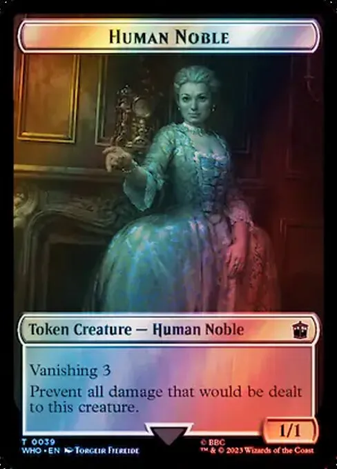Human Noble · Doctor Who Tokens 39/64