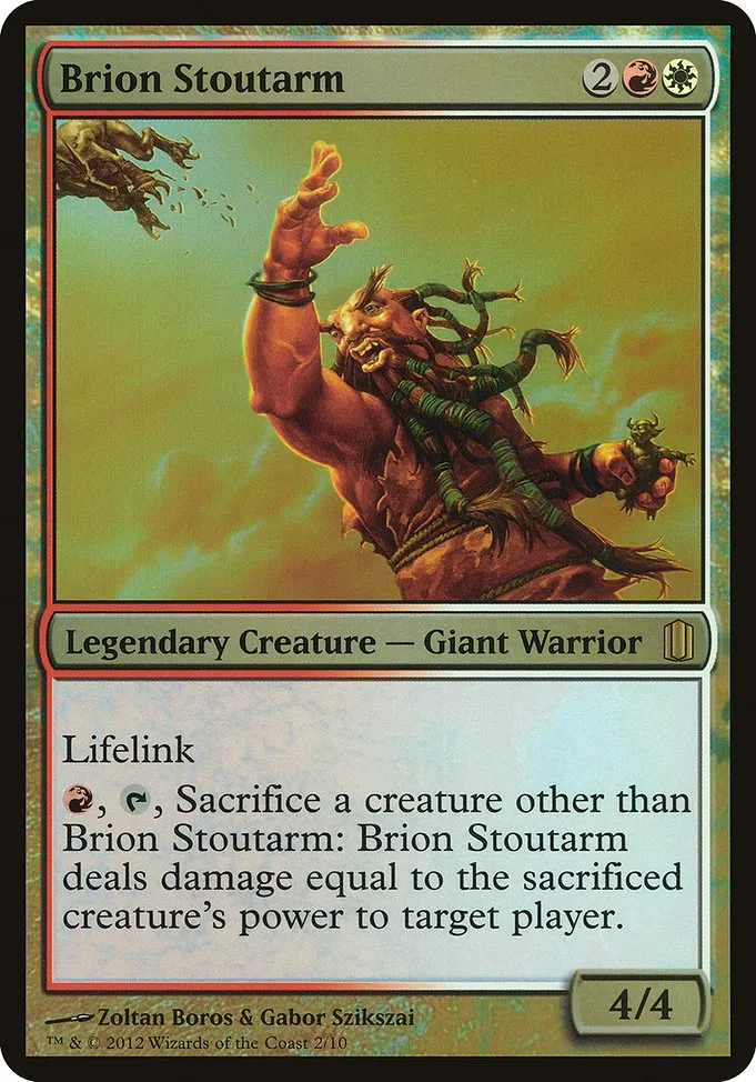 Brion Stoutarm · Commander's Arsenal Oversized 2/10