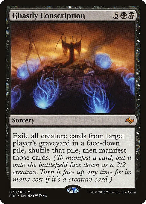 Ghastly Conscription · Fate Reforged 70/191