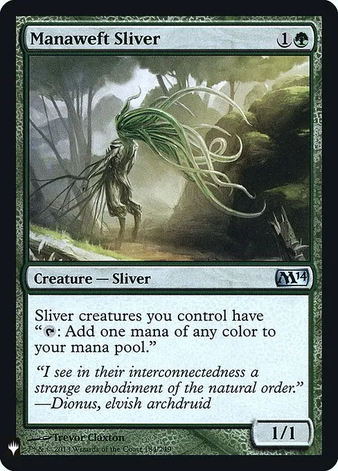 Manaweft Sliver · The List M14-184/5050