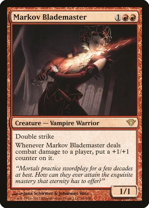 Markov Blademaster · Dark Ascension 96/158