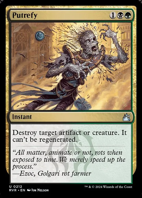 Putrefy · Ravnica Remastered 212/531