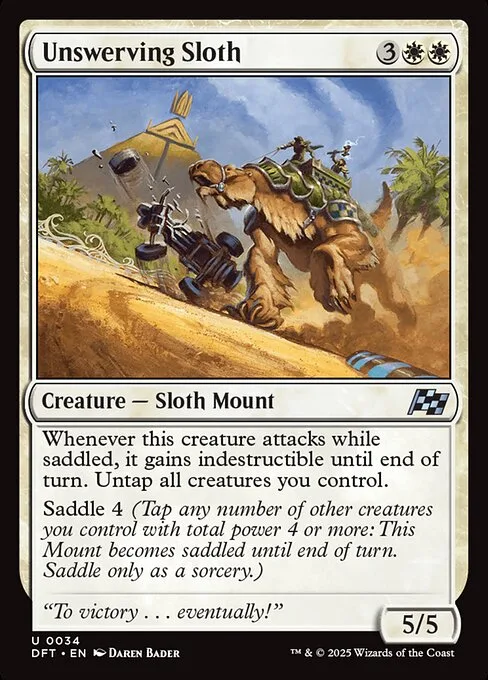 Unswerving Sloth · Aetherdrift 34/553