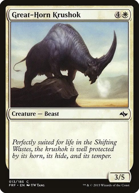 Great-Horn Krushok · Fate Reforged 13/191