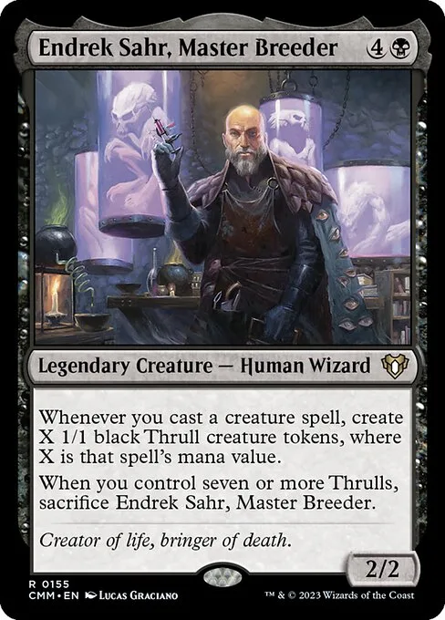 Endrek Sahr, Master Breeder · Commander Masters 155/1067