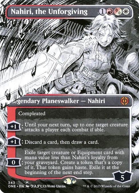 Nahiri, the Unforgiving · Phyrexia: All Will Be One 343/479