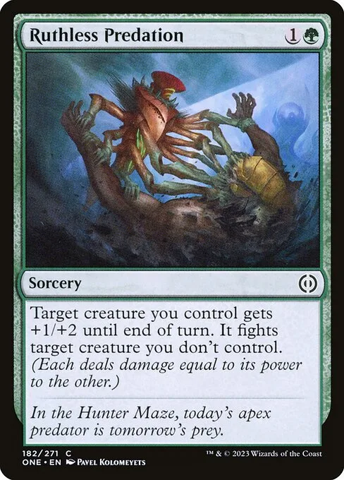 Ruthless Predation · Phyrexia: All Will Be One 182/479