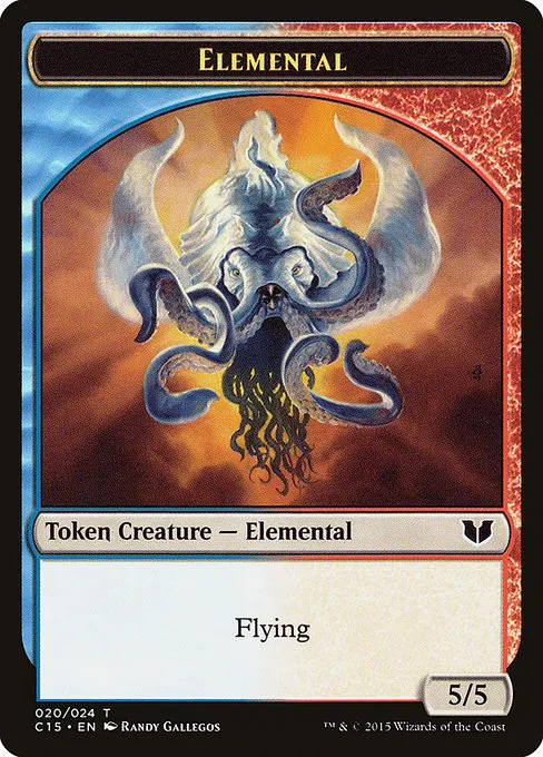 Elemental · Commander 2015 Tokens 20/25