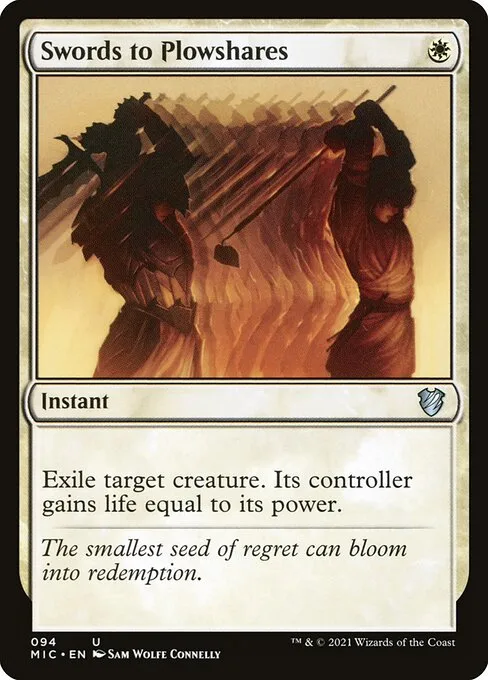 Swords to Plowshares · Midnight Hunt Commander 94/187