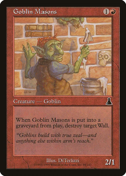 Goblin Masons · Urza's Destiny 86/143