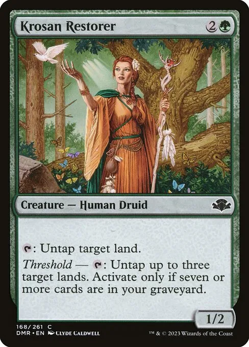 Krosan Restorer · Dominaria Remastered 168/457
