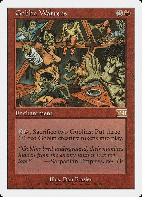 Goblin Warrens · Classic Sixth Edition 187/351