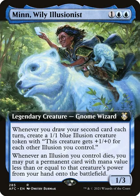 Minn, Wily Illusionist · Forgotten Realms Commander 285/331