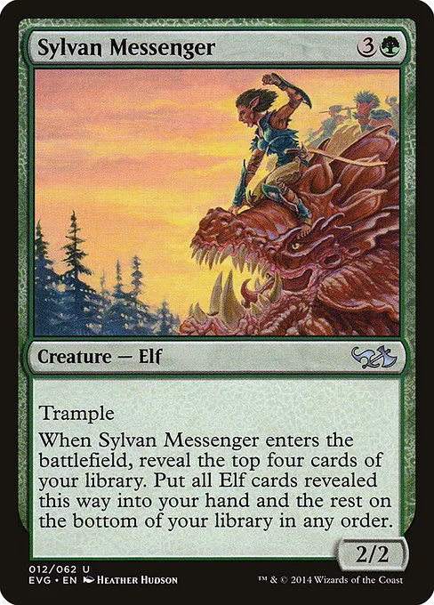 Sylvan Messenger · Duel Decks Anthology: Elves vs. Goblins 12/62