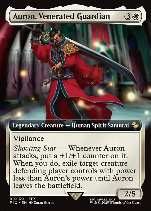 Auron, Venerated Guardian · Final Fantasy Commander 130/486