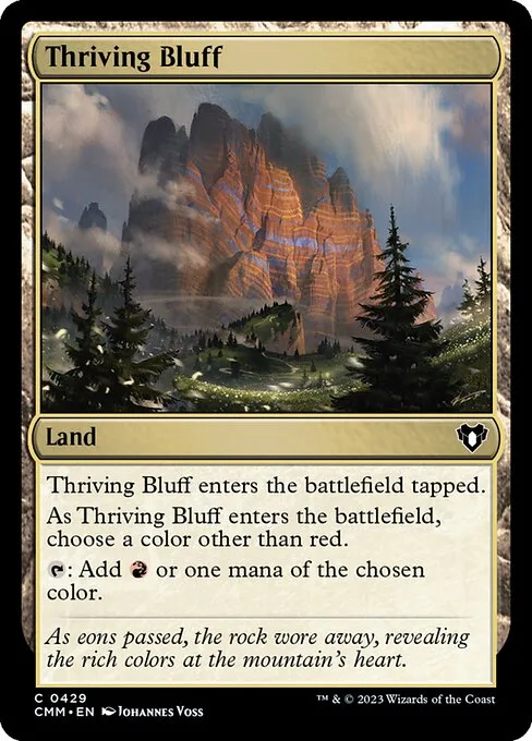 Thriving Bluff · Commander Masters 429/1067