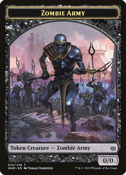 Zombie Army · War of the Spark Tokens 10/19