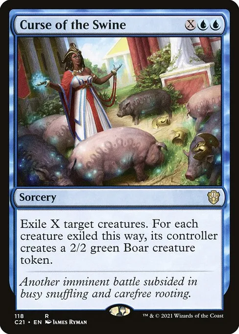 Curse of the Swine · Commander 2021 118/409