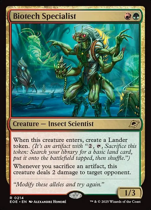 Biotech Specialist · Edge of Eternities 214/400