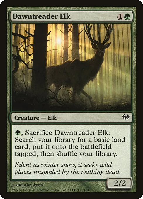 Dawntreader Elk · Dark Ascension 111/158