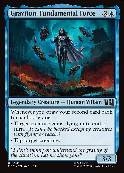 Graviton, Fundamental Force · Marvel Super Heroes Commander 531/9