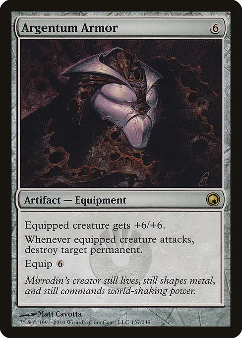 Argentum Armor · Scars of Mirrodin 137/249
