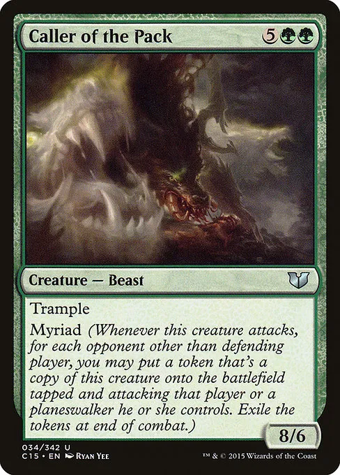 Caller of the Pack · Commander 2015 34/342