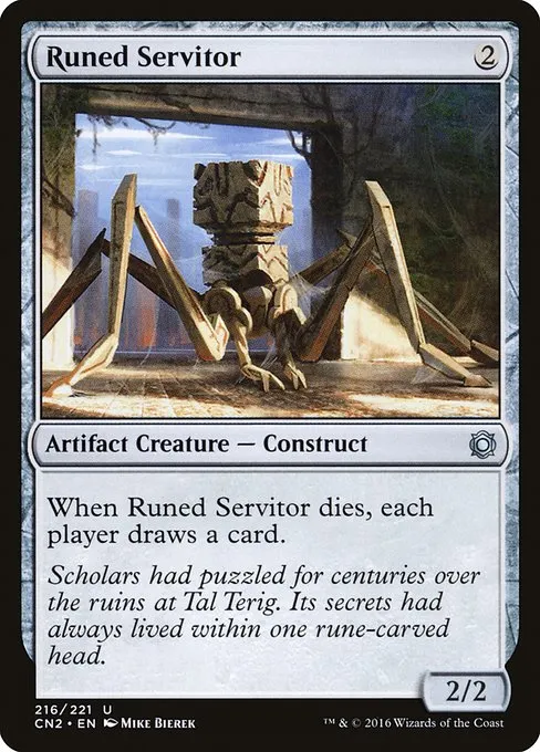 Runed Servitor · Conspiracy: Take the Crown 216/222