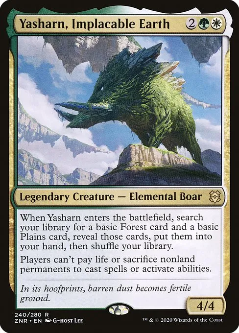 Yasharn, Implacable Earth · Zendikar Rising 240/407