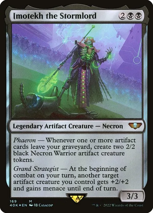 Imotekh the Stormlord · Warhammer 40,000 Commander 169/617