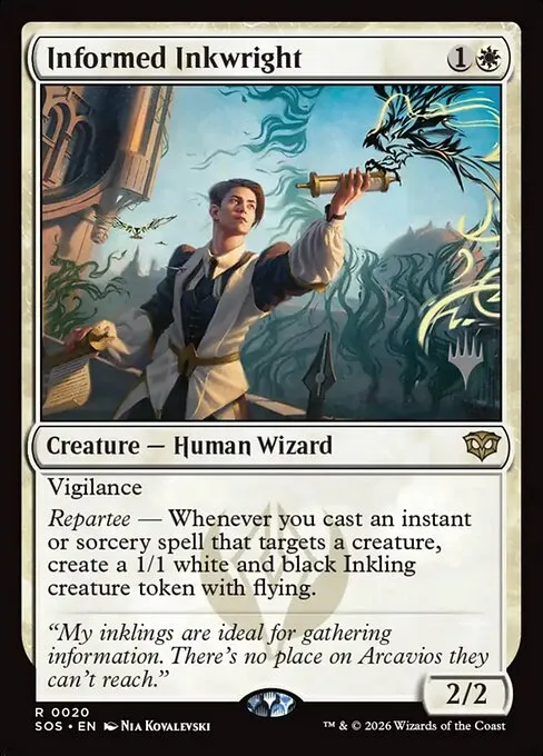 Informed Inkwright · Secrets of Strixhaven Promos 20p/80