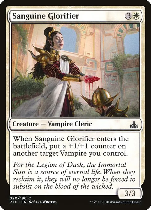 Sanguine Glorifier · Rivals of Ixalan 20/205
