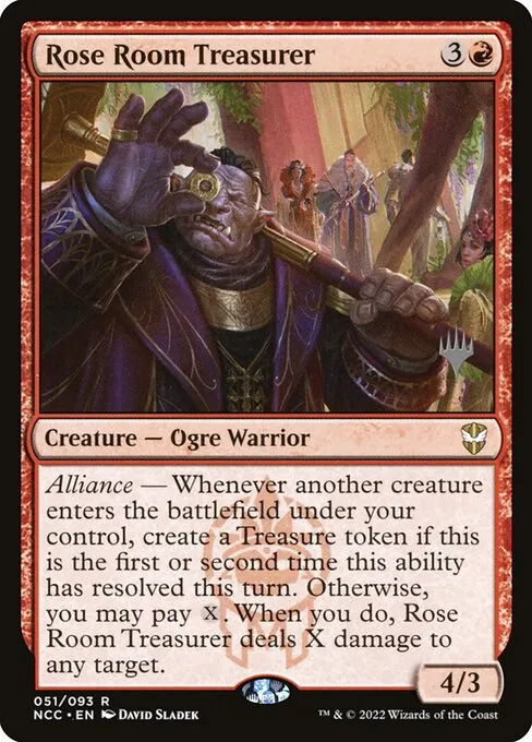 Rose Room Treasurer · New Capenna Commander Promos 51p/75