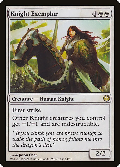 Knight Exemplar · Duel Decks: Knights vs. Dragons 14/81