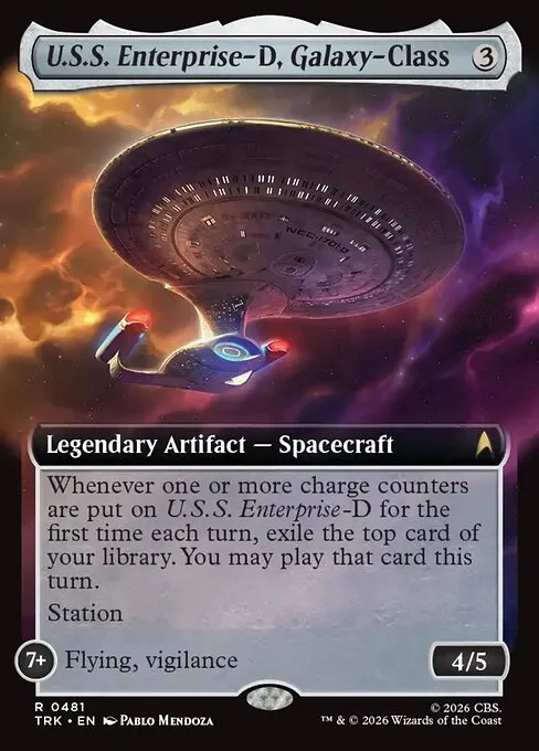 U.S.S. Enterprise-D, Galaxy-Class · Star Trek 481
