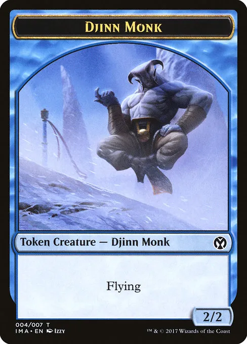 Djinn Monk · Iconic Masters Tokens 4/7